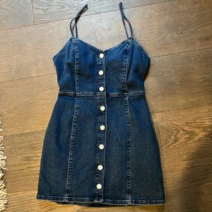 Zara Button Down Jean Dress